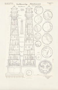 Leuchtfeueranlage Westerheversand (1908) (aus R.G. Grant: »Wächter der See«, S. 149)